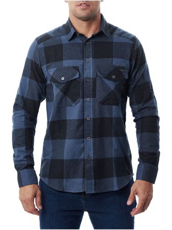 Camisa Lumberjack Flanela - Grid Azul